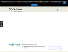 Tablet Screenshot of creden.it